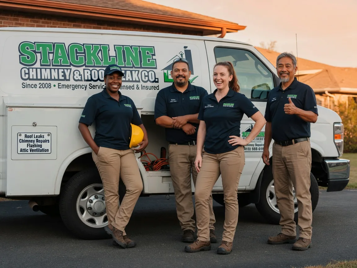 Chimney flashing repair company in Kelseyville, CA